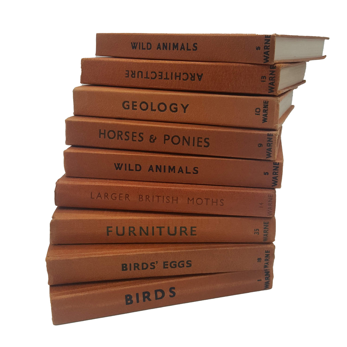 Half a Foot of Brown Observer Books (9 Books)