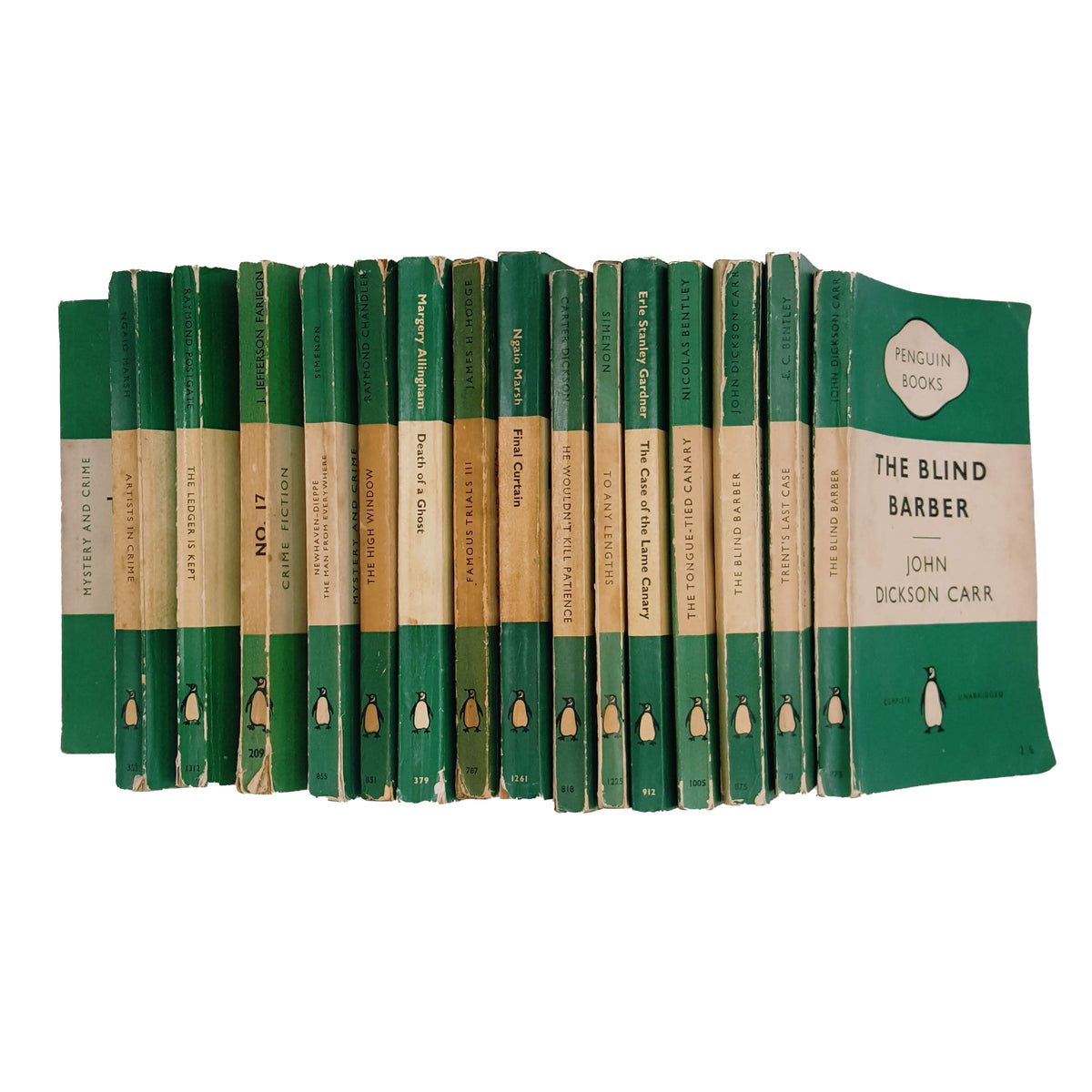 Books by the Foot: Horizontal Stripe Green Penguin Paperbacks
