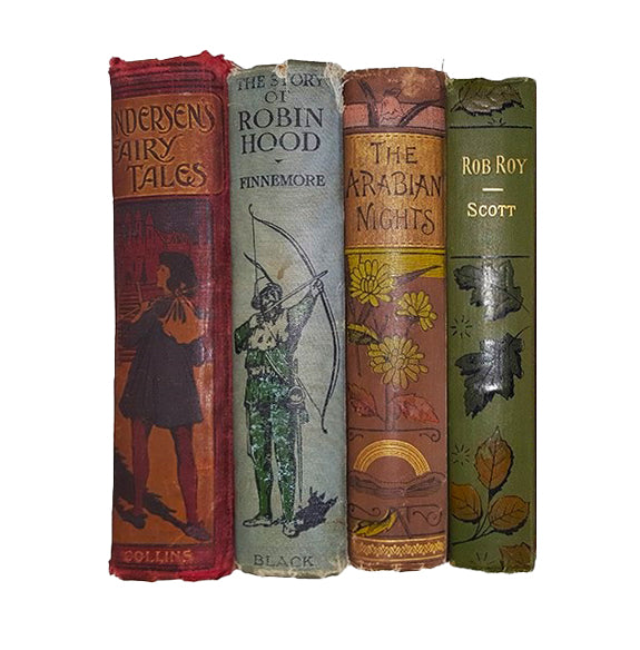 Books By The Foot: Highly Decorative Mixed Colour