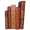 Books by the Metre: Vintage Highly Decorative Red & Gold