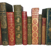 Books by the Foot: Highly Decorative Red, Green & Gold