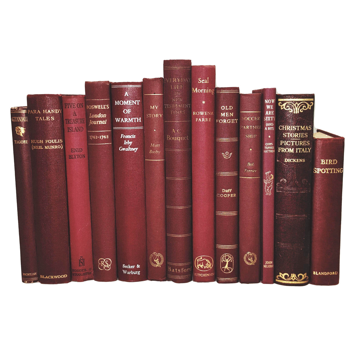 Books by the Metre: Vintage Burgundy