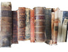 Books By The Foot: Distressed Leather-Bound