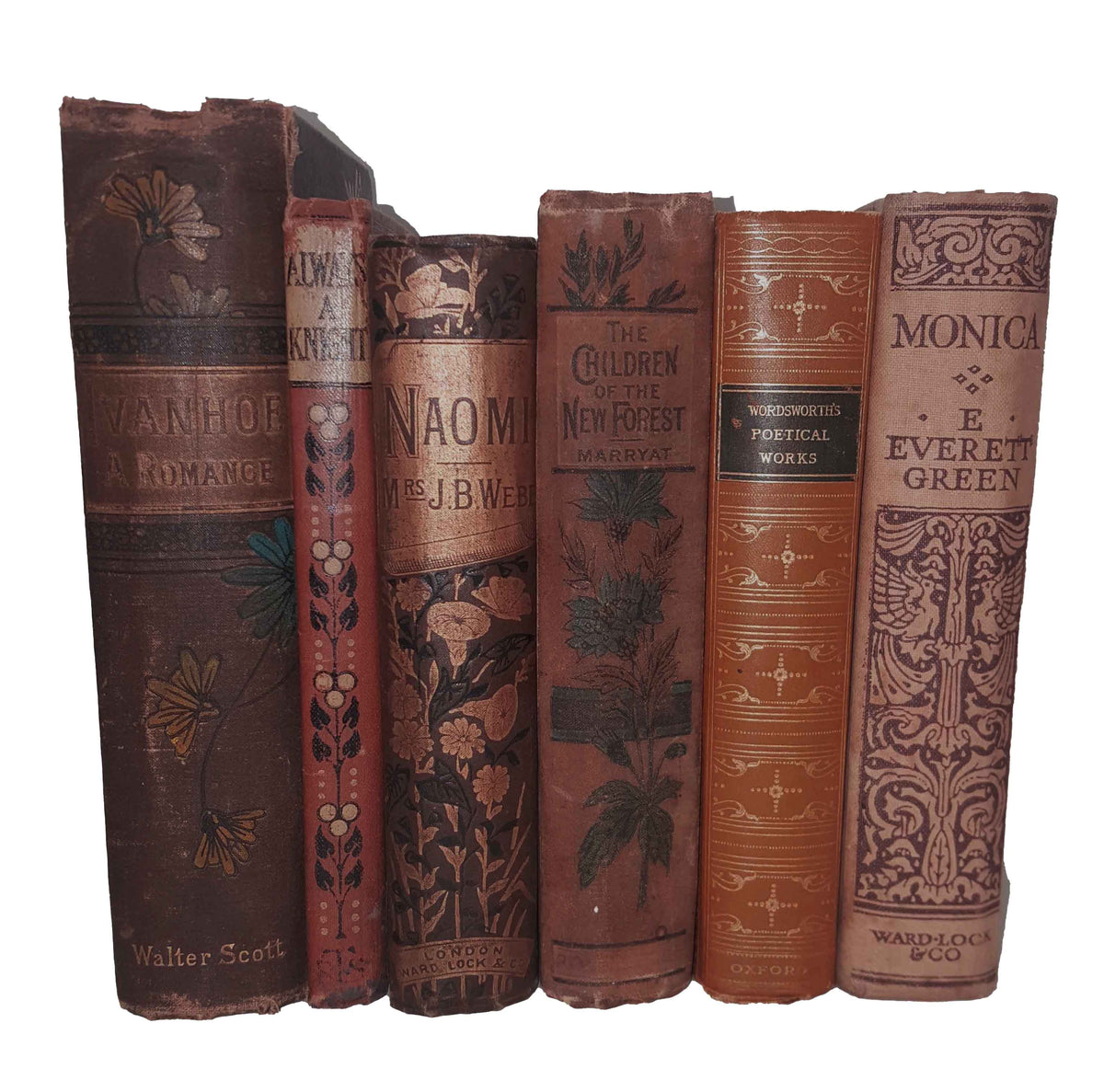 Books By The Foot: Highly Decorative Brown