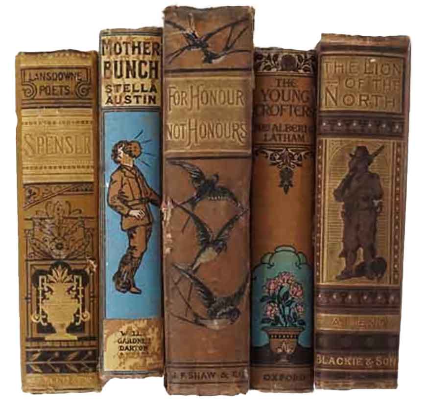 Books By The Foot: Highly Decorative Brown