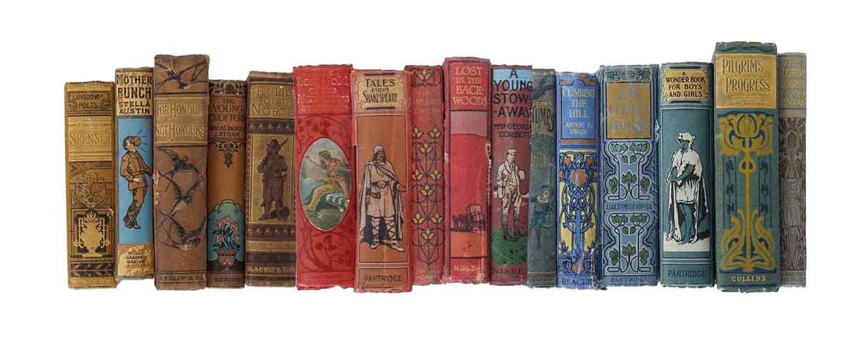 Books By The Foot: Highly Decorative Mixed Colour