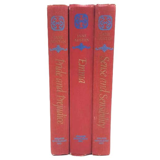 Jane Austen Pink Nelson Doubleday 3 Book Collection