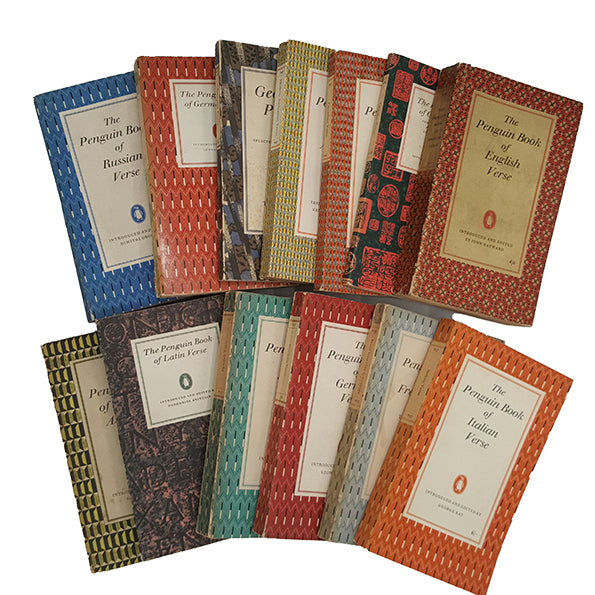 Five Book Patterned Poetry Collection c.1950-70