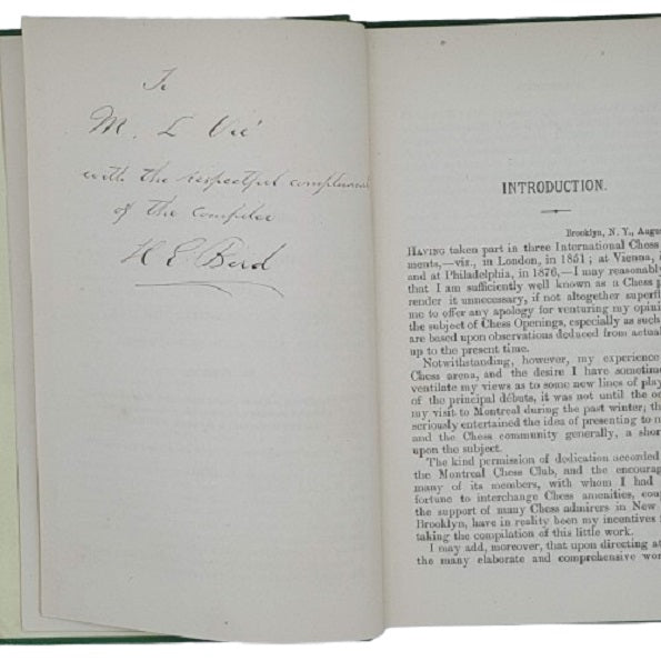 The Chess Openings by H. E. Bird - Dean &amp; Son