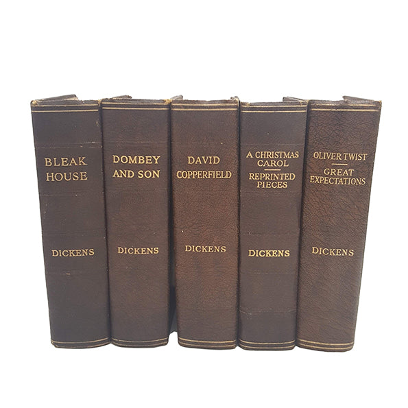 Charles Dickens' Collected Works - Odhams (13 Brown Books)