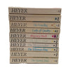 Georgette Heyer 10 Vintage Pan Paperbacks, c.1970s
