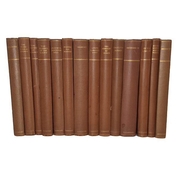 The Works of Shakespeare - Cambridge, 1921 (14 books)