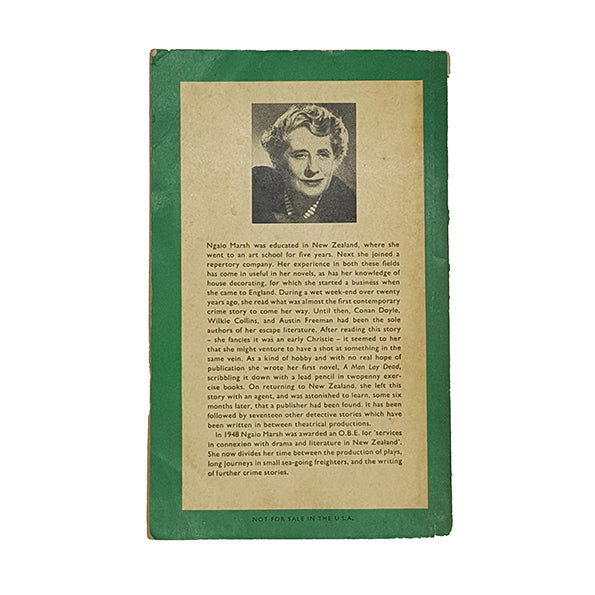 A Man Lay Dead by Ngaio Marsh - Penguin 1959
