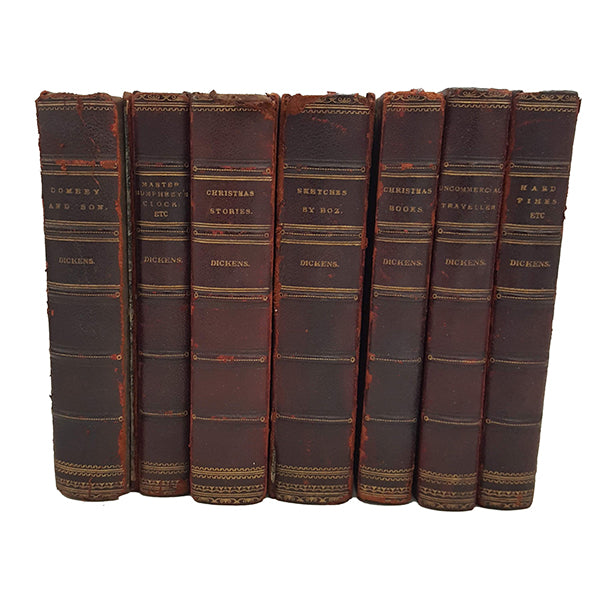 Charles Dickens Collected Works - Chapman and Hall, Leather (7 Books)