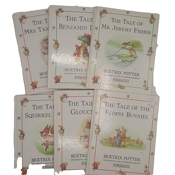 Beatrix Potter’s The Peter Rabbit Books - Warne, 1996 (6 White Books)