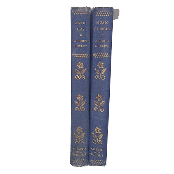 Aldous Huxley’s Music At Night and Antic Hay - Chatto and Windus, 1930-1