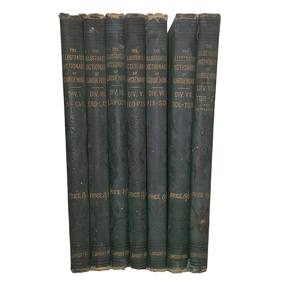 The Illustrated Dictionary of Gardening by George Nicholson (7 Books)