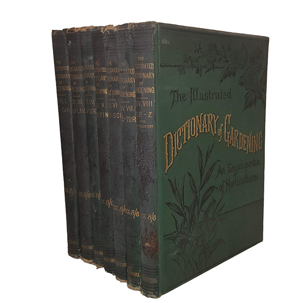 The Illustrated Dictionary of Gardening by George Nicholson (7 Books)
