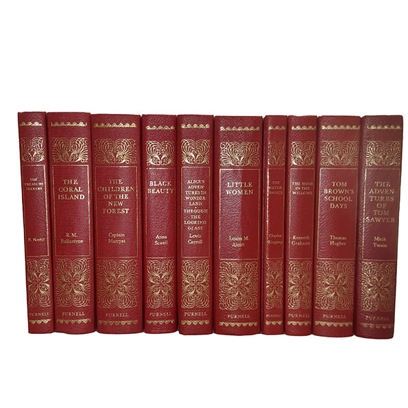 Little Women etc. Red Decorative Classics (10 Books)