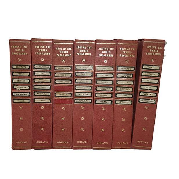 Around The World Collection by Odhams (12 Red Boxes)