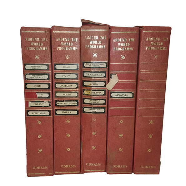 Around The World Collection by Odhams (12 Red Boxes)