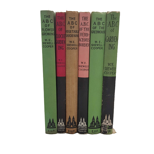 The A.B.C. Gardening Series by W.E. Shewell-Cooper, 1954-62 (6 Books)
