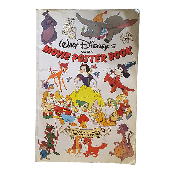 Walt Disney's Classic Movie Poster Book by Sally Hibbin - Hamlyn, 1989