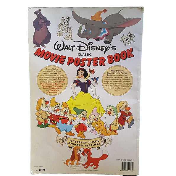 Walt Disney's Classic Movie Poster Book by Sally Hibbin - Hamlyn, 1989