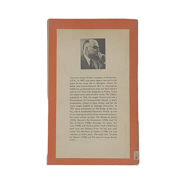 The Bridge of San Luis Rey by Thornton Wilder - Penguin 1952