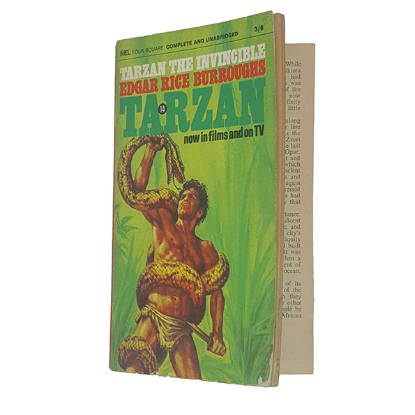 Tarzan the Invincible by Edgar Rice Burroughs - Four Square 1967