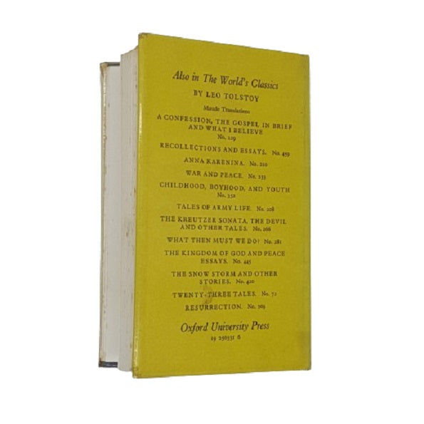Tolstoy’s What Is Art &amp; Essays on Art - Oxford 1969