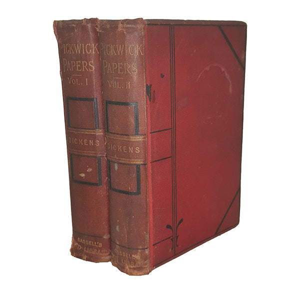Charles Dickens' The Pickwick Papers, Vols. 1-2 - Chapman, c.1900 (2 Books)