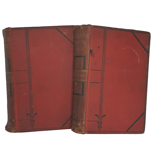 Charles Dickens' The Pickwick Papers, Vols. 1-2 - Chapman, c.1900 (2 Books)