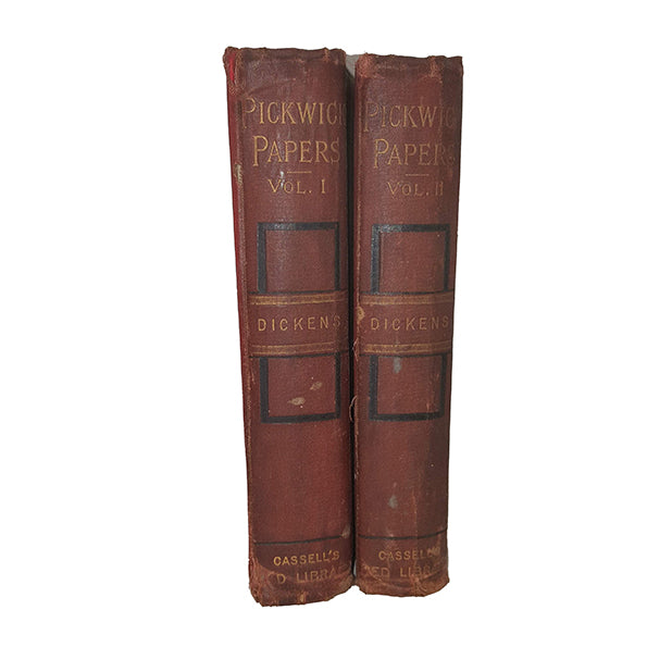 Charles Dickens' The Pickwick Papers, Vols. 1-2 - Chapman, c.1900 (2 Books)