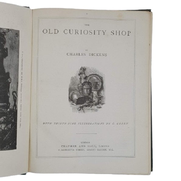 Charles Dickens' The Old Curiosity Shop - Chapman and Hall 1886