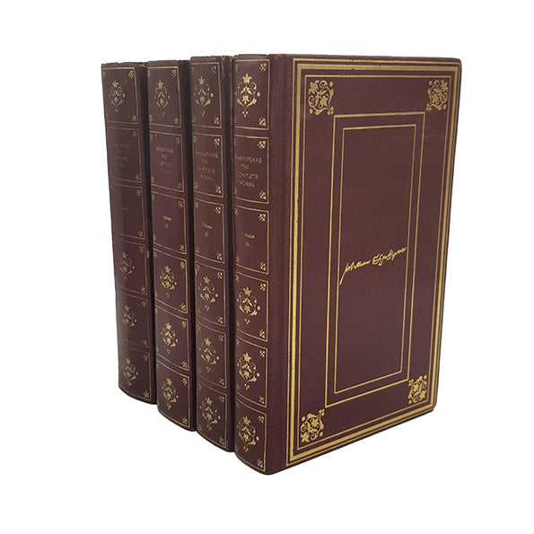 Shakespeare Complete Works Volumes 1-4, Comedies, Histories, Tragedies and Poems - Heron, (4 Books)