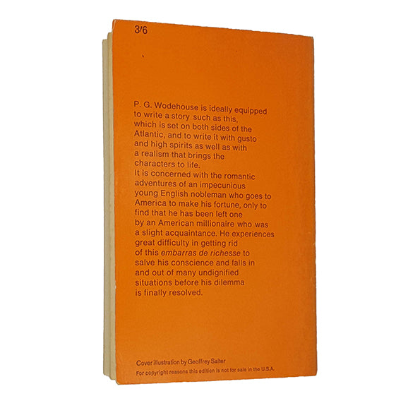 P. G. Wodehouse's Uneasy Money - Penguin 1967