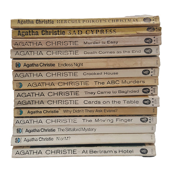 Agatha Christie Vintage 14-Book Collection - Fontana, c.1970