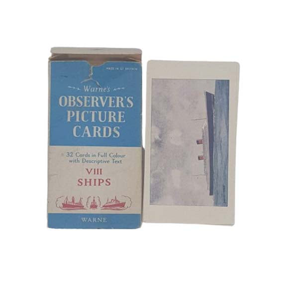 Observer Picture Cards VIII Ships - Warne