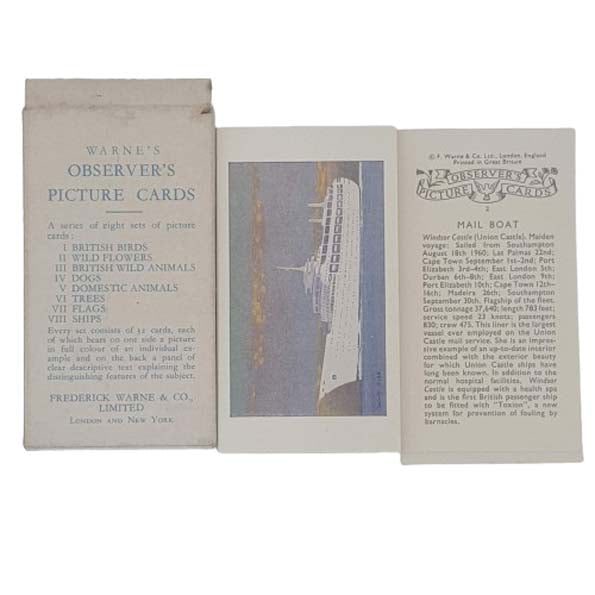 Observer Picture Cards VIII Ships - Warne
