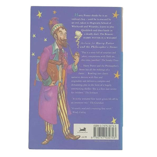 Harry Potter And The Philosopher's Stone by J. K. Rowling - Bloomsbury, 1997 (21st impression)