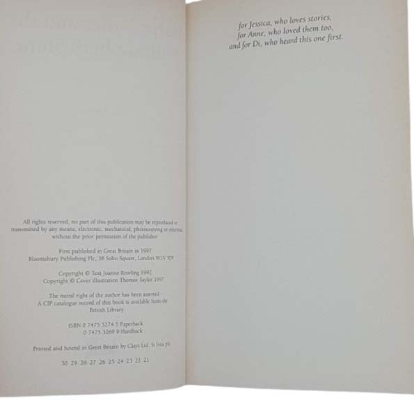 Harry Potter And The Philosopher's Stone by J. K. Rowling - Bloomsbury, 1997 (21st impression)