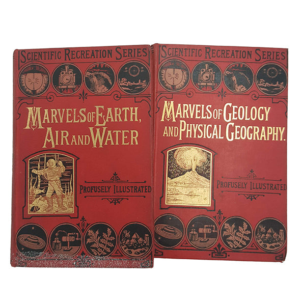 Marvels of Earth, Air, Water, Geology and Geography (2 Red Books)