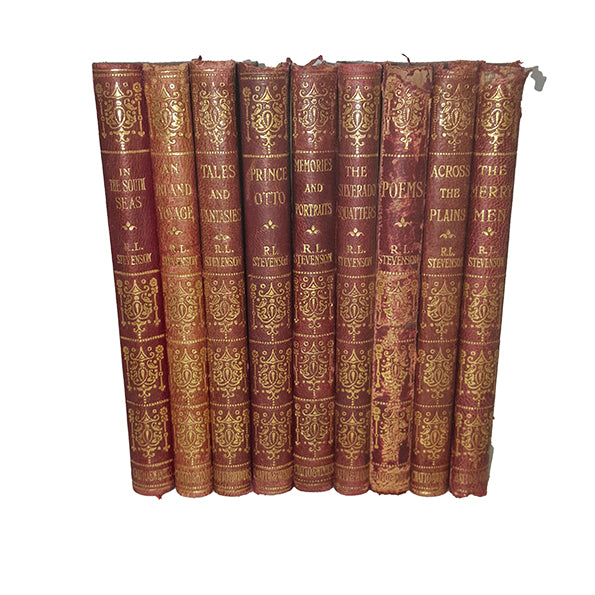 R. L. Stevenson's Collected Works - Chatto and Windus, 1918 (18 Books)