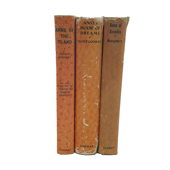 L. M. Montgomery's Anne of Avonlea, Anne of the Island &amp; Anne's House of Dreams - Harrap, 1941-66 (3 Books)