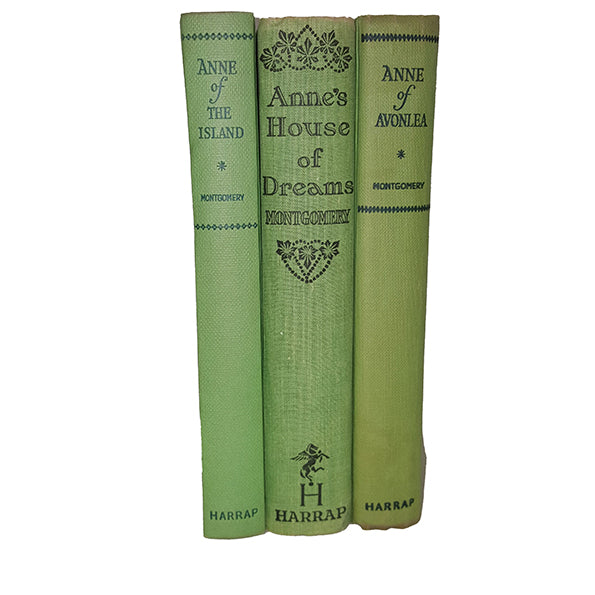 L. M. Montgomery's Anne of Avonlea, Anne of the Island &amp; Anne's House of Dreams - Harrap, 1941-66 (3 Books)