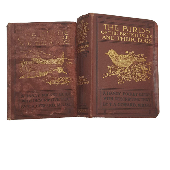The Birds of the British Isles and their Eggs I &amp; II by T.A. Coward - Warne, 1923 (2 Books)