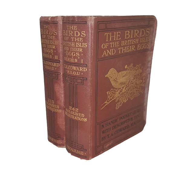 The Birds of the British Isles and their Eggs I &amp; II by T.A. Coward - Warne, 1923 (2 Books)
