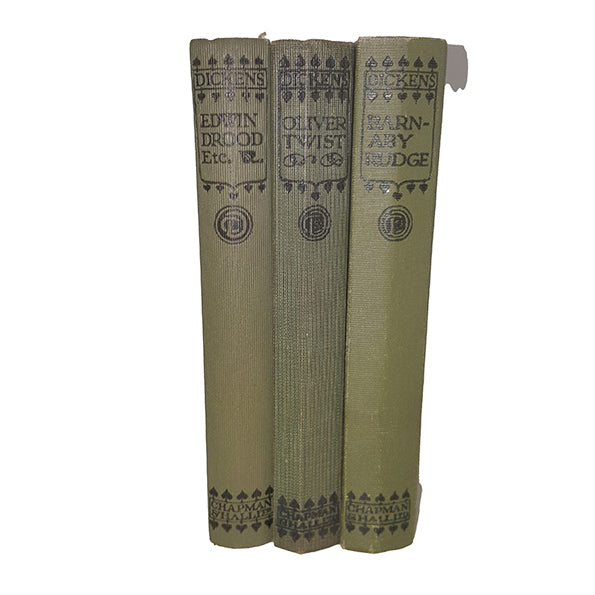 Charles Dickens' Collected Works - Chapman and Hall, 1922 (3 Books)