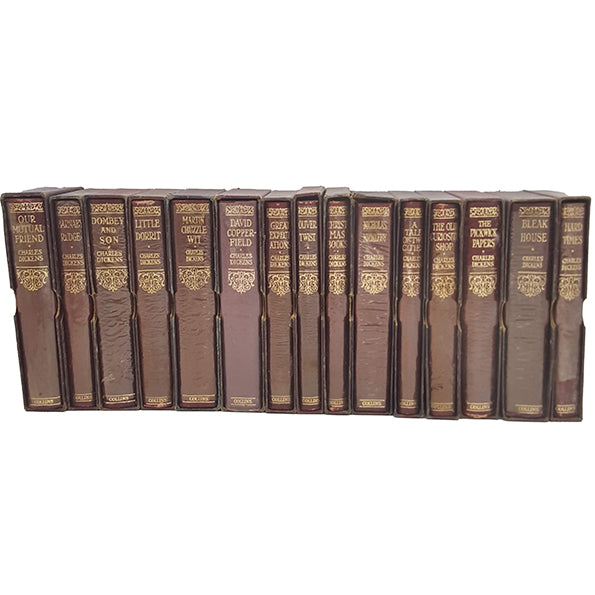 Charles Dickens Illustrated Leather Pocket Books - Collins (15 Books)